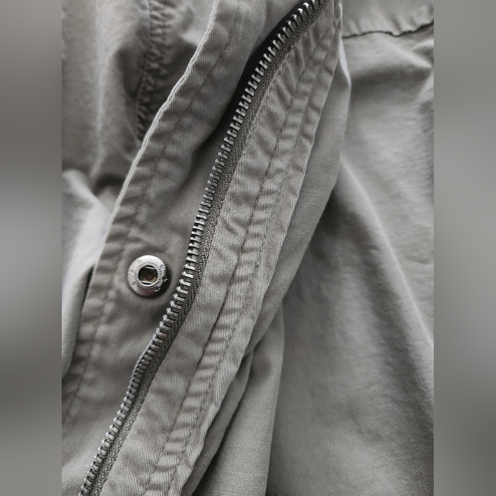 Style & Co Petite XL Olive Green Women's Utility Jacket GUC - Picture 9 of 13